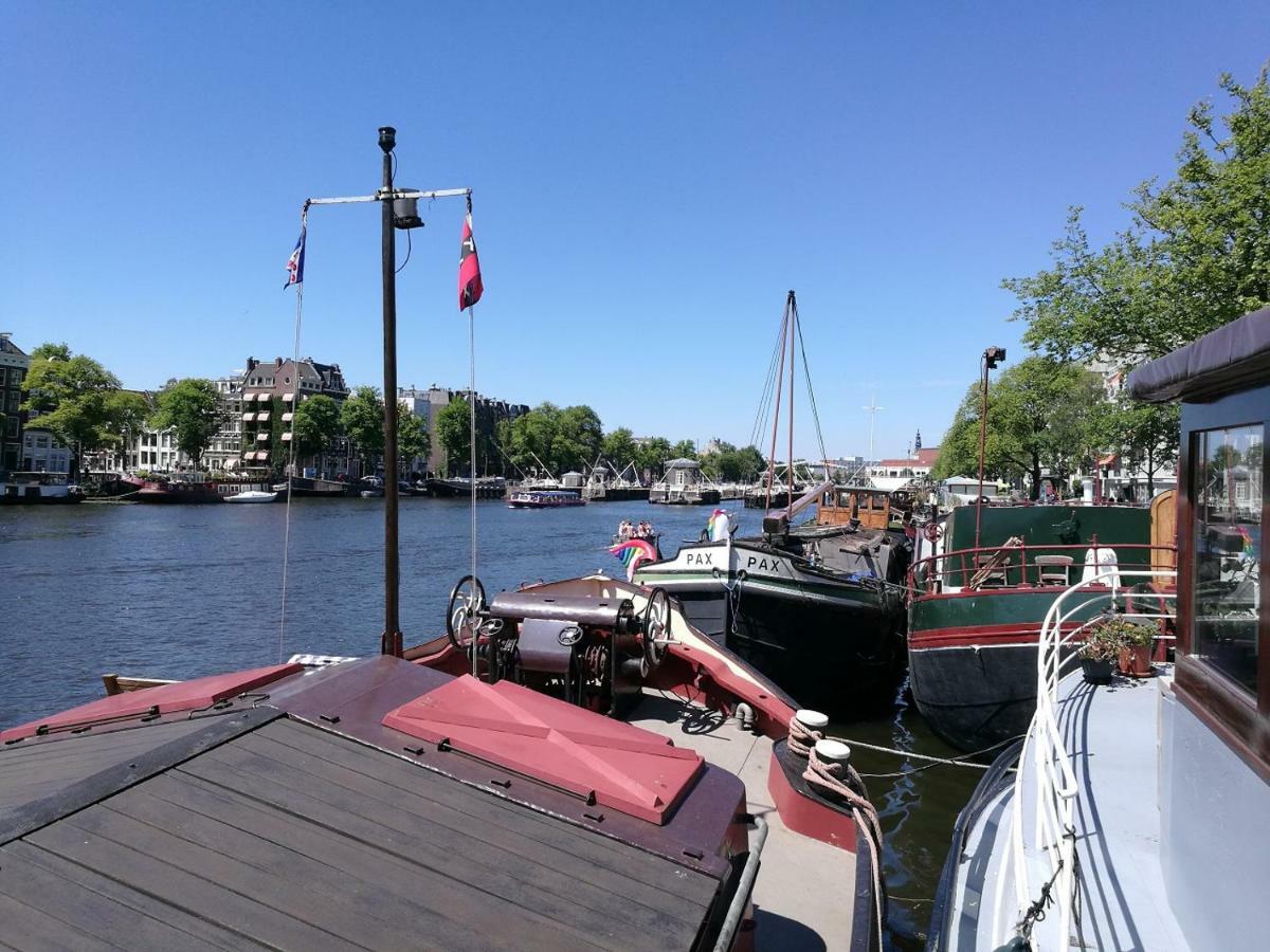Appartement Houseboat Rose à Amsterdam Extérieur photo